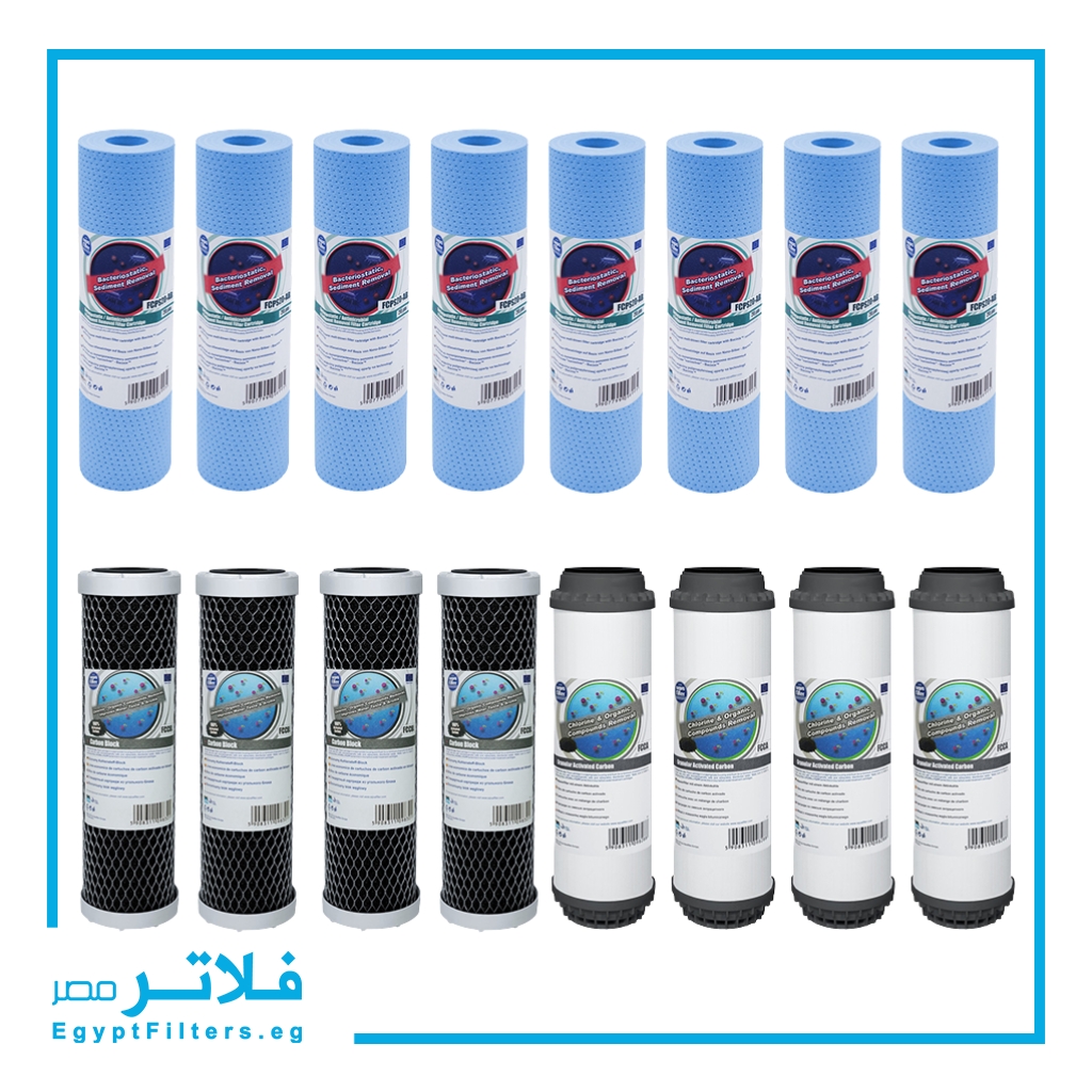 باكدج 16 شمعة اكوا فلتر أوروبي تكفي لاستخدام عامين