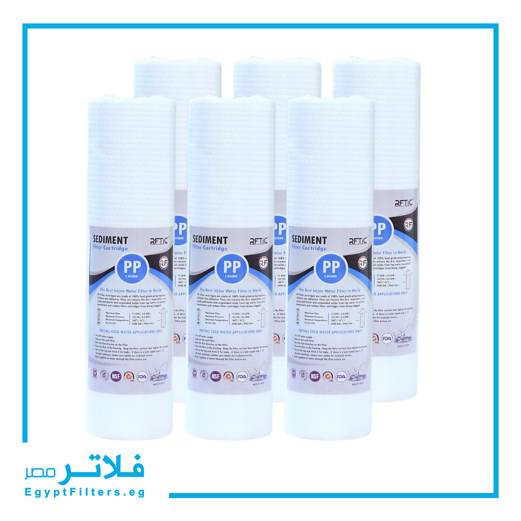 باكدج 6 شمعات شوائب بولي بروبلين من رفتك