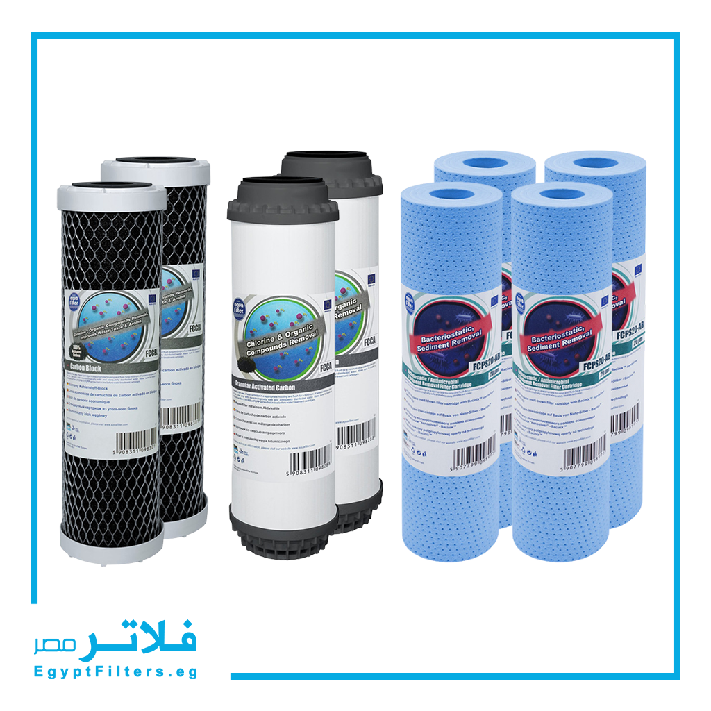 باكدج 8 شمعات اكوا فلتر أوروبي تكفي لاستخدام عام كامل