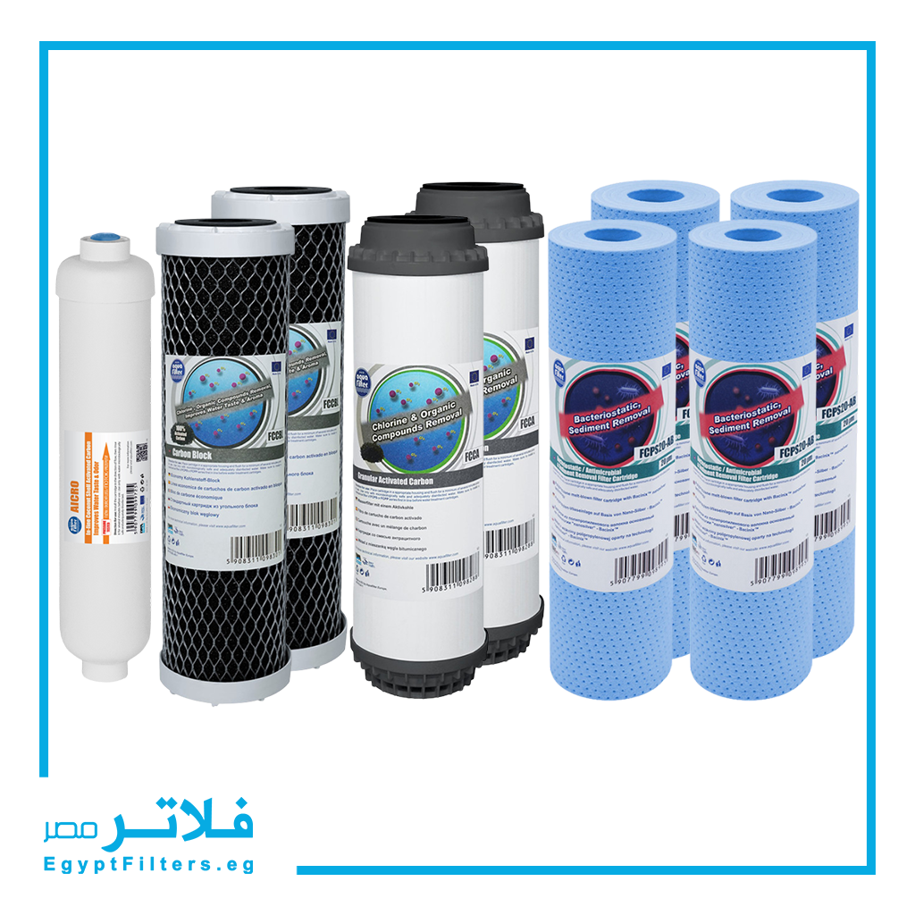 باكدج 9 شمعات اكوا فلتر أوروبي تكفي لاستخدام عام كامل