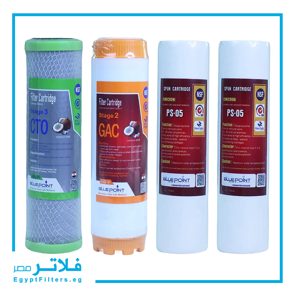 باكدج 4 شمعات بلو بوينت مصري