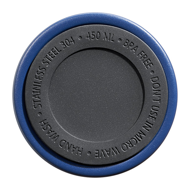 تانك مي مج حراري أستانلس ستيل ٣٦٠ مل - بزر أمان - أزرق داكن