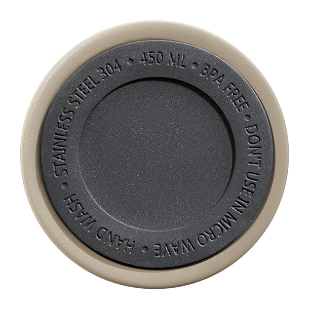 تانك مي مج حراري أستانلس ستيل ٣٦٠ مل - بزر أمان - أوف وايت