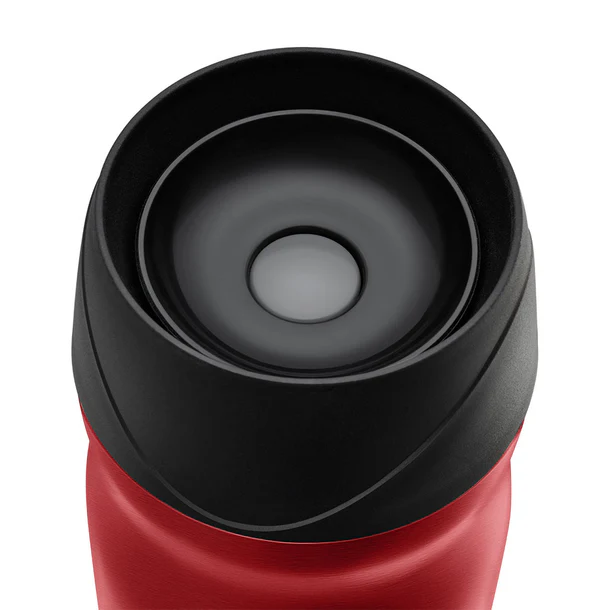 تانك مي مج حراري أستانلس ستيل ٤٥٠ مل - بزر أمان ٣٦٠° - أحمر غامق