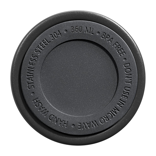 تانك مي مج حراري أستانلس ستيل ٤٥٠ مل - بزر أمان ٣٦٠° - أسود