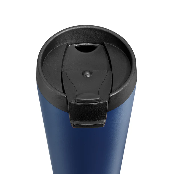 تانك مي مج حراري أستانلس ستيل ٤٥٠ مل - فليب كاب - أزرق داكن