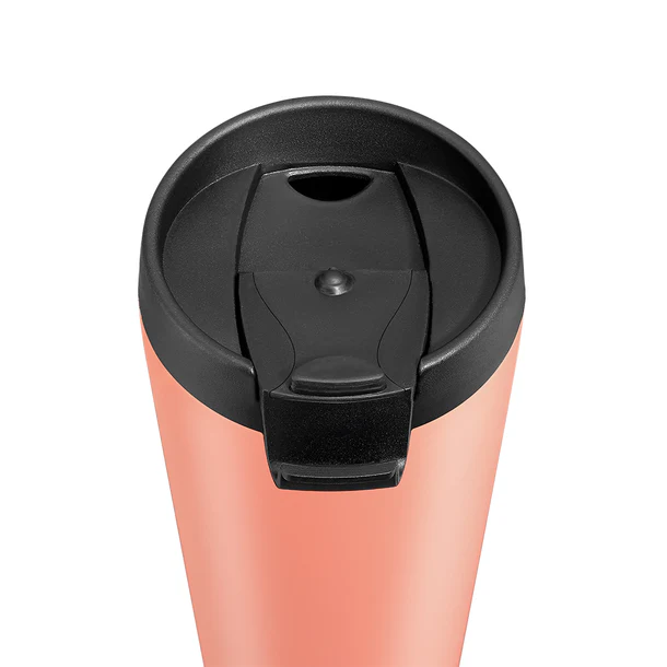 تانك مي مج حراري أستانلس ستيل ٤٥٠ مل - فليب كاب - برتقالى