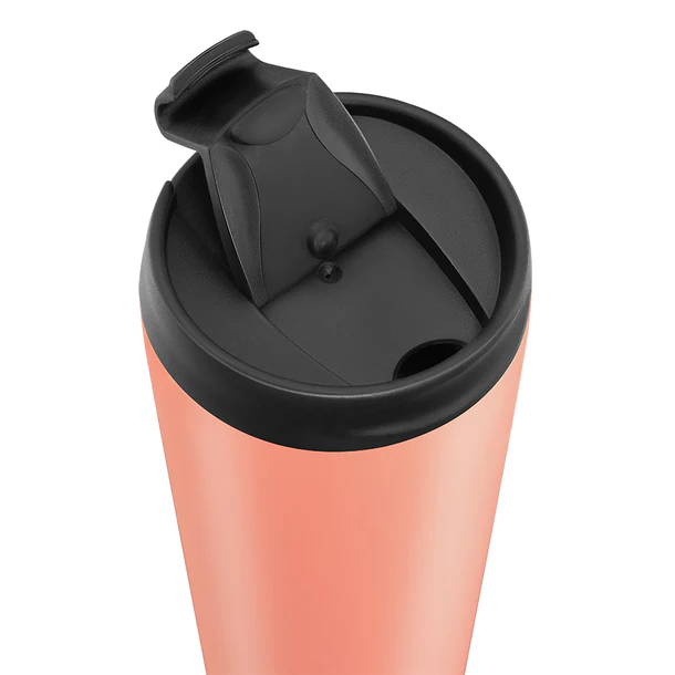 تانك مي مج حراري أستانلس ستيل ٤٥٠ مل - فليب كاب - برتقالى