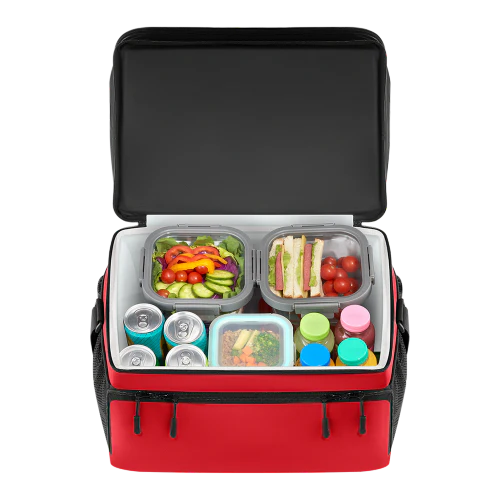 شنطه حرارية معزولة ٣٠ لتر - أحمر وأسود