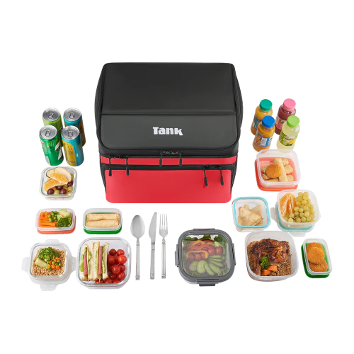 شنطه حرارية معزولة ٣٠ لتر - أحمر وأسود