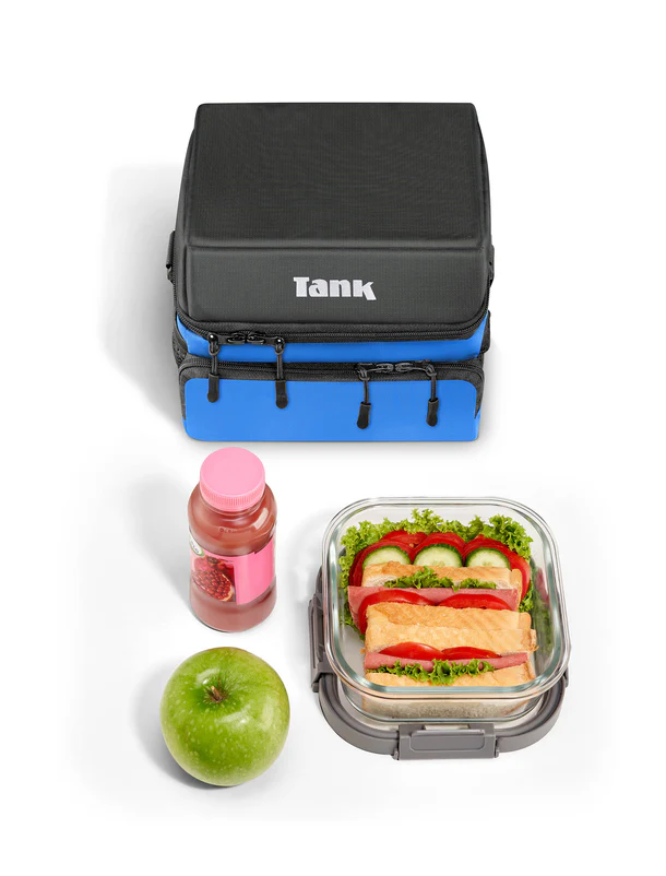 شنطه حرارية معزولة ٦ لتر - أزرق وأسود