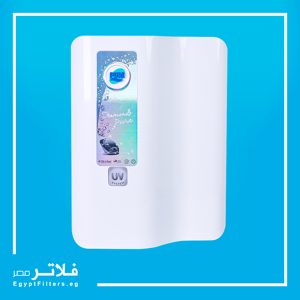 فلتر التعقيم دايموند بيور تنقية فائقة وتعقيم كامل للمياه موديل DM02UV لون ابيض من بيور