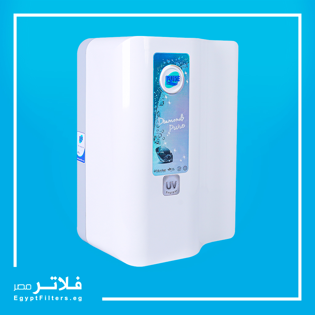 فلتر التعقيم دايموند بيور تنقية فائقة وتعقيم كامل للمياه موديل DM02UV لون ابيض من بيور