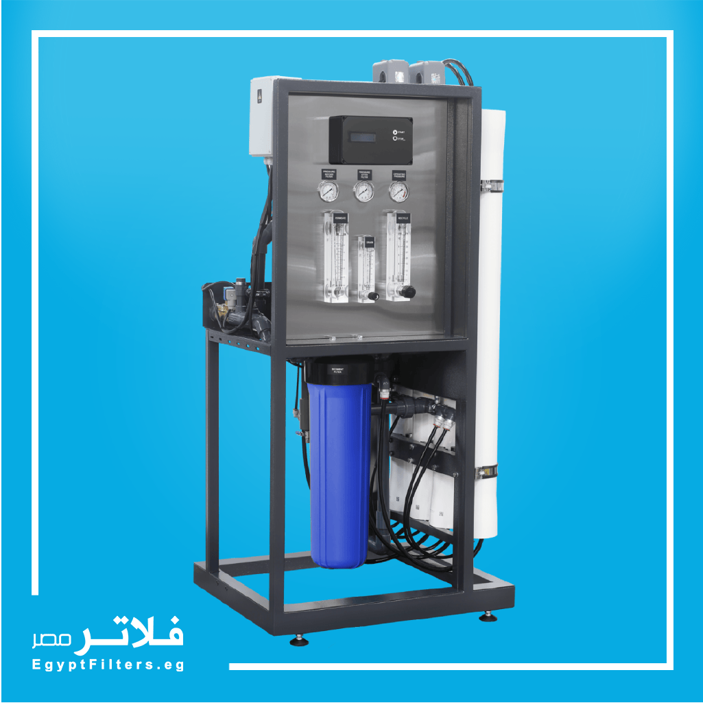 وحدة RO بطاقة إنتاجية 20 متر مكعب يومي - 1000 لتر / ساعة تقريبا