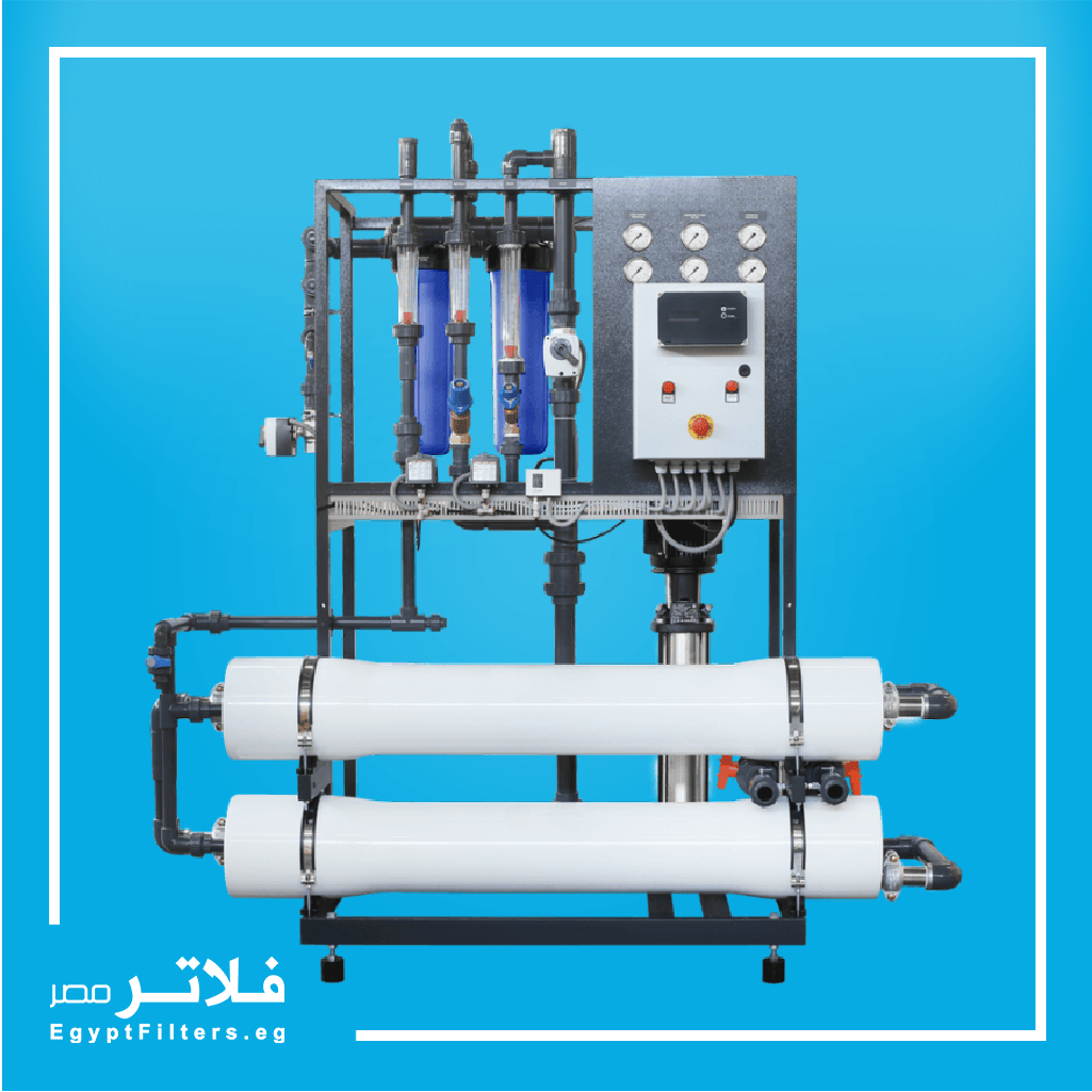 وحدة RO بطاقة إنتاجية 50 متر مكعب يومي - 2500 لتر / ساعة تقريبا